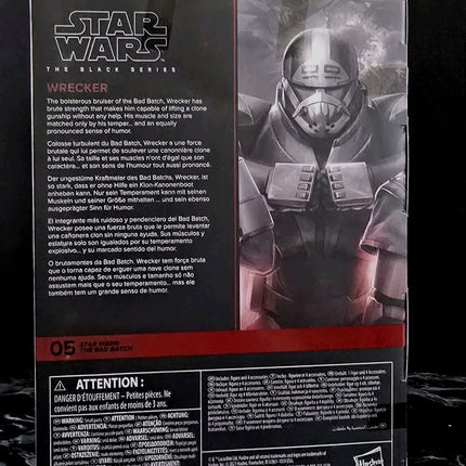 Star Wars The Black Series The Bad Batch Wrecker Deluxe 6" Action Figure (F0630)