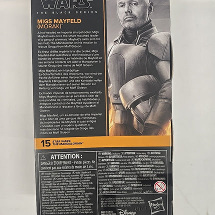 Hasbro Star Wars The Black Series Migs Mayfeld 6 inch Action Figure - F1874