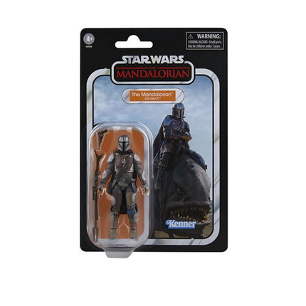 Figuras de acción de Star Wars The Vintage Collection Blurrg &amp; The Mandalorian a escala de 3 3/4 pulgadas