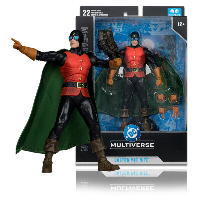 DC McFarlane Collector Edition Doctor Mid-Nite Justice Society of America #48 7-Inch Scale Action Figure - Exclusive