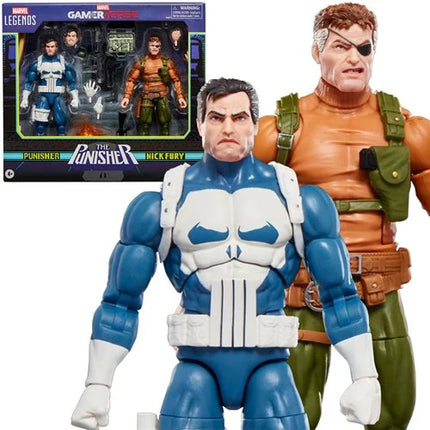 Figuras de acción de Punisher y Nick Fury de 6 pulgadas de Marvel Legends Gamerverse