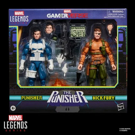 Figuras de acción de Punisher y Nick Fury de 6 pulgadas de Marvel Legends Gamerverse