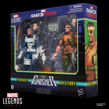 Figuras de acción de Punisher y Nick Fury de 6 pulgadas de Marvel Legends Gamerverse