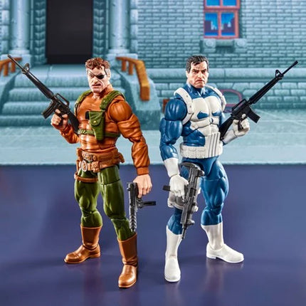 Figuras de acción de Punisher y Nick Fury de 6 pulgadas de Marvel Legends Gamerverse