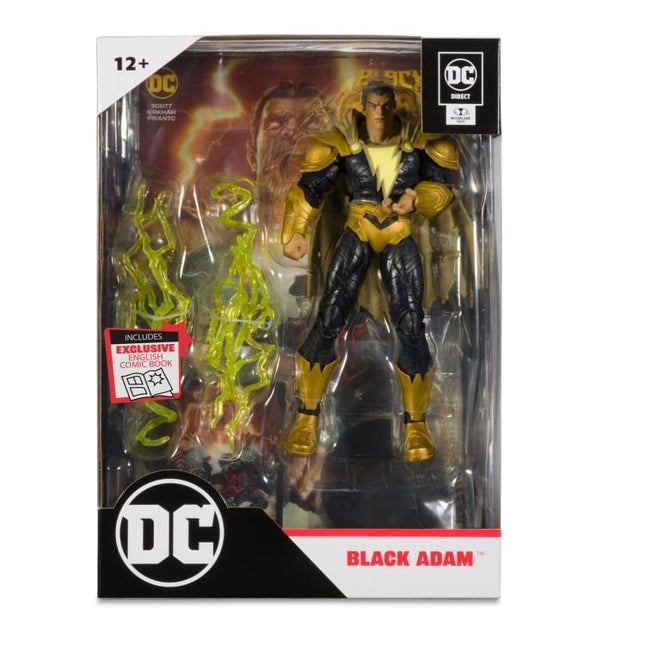 McFarlane DC Direct DC Multiverse Page Punchers Black Adam Figure  w/Comic