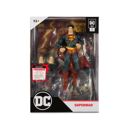 Mcfarlane Toys DC Multiverse Page Punchers Black Adam Superman with comic