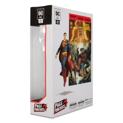 Mcfarlane Toys DC Multiverse Page Punchers Black Adam Superman with comic