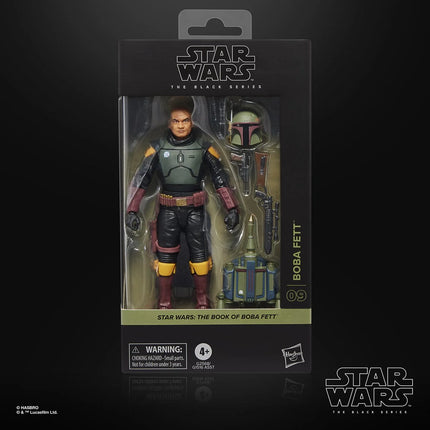 Figura de acción de Star Wars The Black Series Boba Fett (El libro de Boba Fett) de 6 pulgadas 