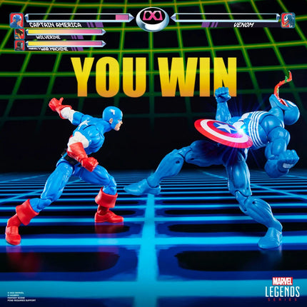 Marvel Legends Gamerverse Captain America VS Venom MVC Figure 2 pack