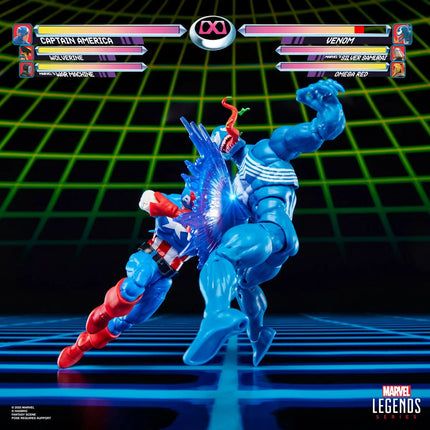 Marvel Legends Gamerverse Captain America VS Venom MVC Figure 2 pack