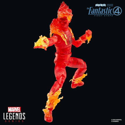 The Fantastic Four: First Steps Marvel Legends Series Human Torch 6-Inch Action Figure