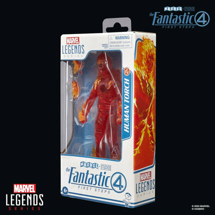 The Fantastic Four: First Steps Marvel Legends Series Human Torch 6-Inch Action Figure