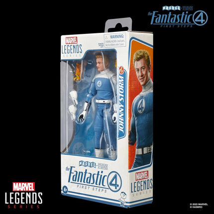 Figura de acción de Johnny Storm de 6 pulgadas de Los Cuatro Fantásticos: Primeros pasos de la serie Marvel Legends