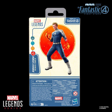 Figura de acción de Johnny Storm de 6 pulgadas de Los Cuatro Fantásticos: Primeros pasos de la serie Marvel Legends