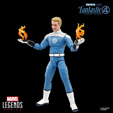 Figura de acción de Johnny Storm de 6 pulgadas de Los Cuatro Fantásticos: Primeros pasos de la serie Marvel Legends
