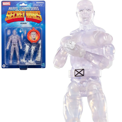 Figura de acción de 6 pulgadas de Secret Wars Marvel Legends Ice Man