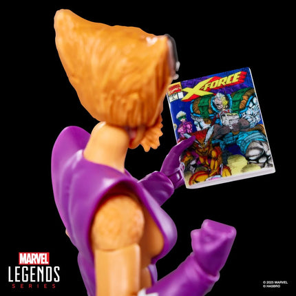 Figura de acción de 6 pulgadas de la serie Marvel Legends de X-Men X-Force Feral 