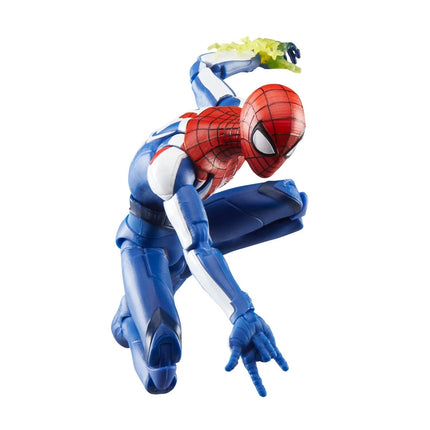 Figura de acción de Spider-Man Marvel Legends Series Gamerverse Peter Parker con traje negro de 6 pulgadas