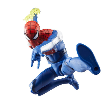 Figura de acción de Spider-Man Marvel Legends Series Gamerverse Peter Parker con traje negro de 6 pulgadas