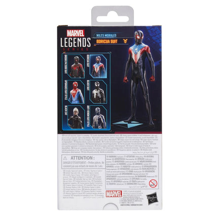 Figura de acción de Spider-Man Marvel Legends Series Gamerverse Peter Parker con traje negro de 6 pulgadas