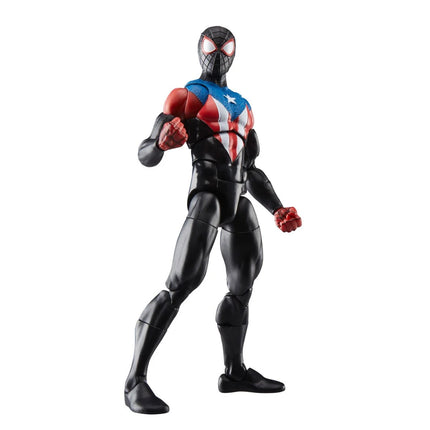 Figura de acción de Spider-Man Marvel Legends Series Gamerverse Peter Parker con traje negro de 6 pulgadas