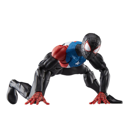 Figura de acción de Spider-Man Marvel Legends Series Gamerverse Peter Parker con traje negro de 6 pulgadas