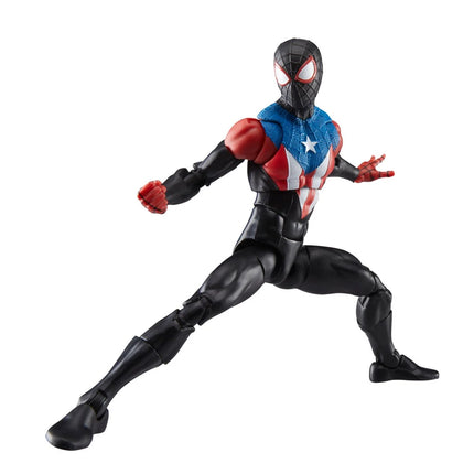 Figura de acción de Spider-Man Marvel Legends Series Gamerverse Peter Parker con traje negro de 6 pulgadas