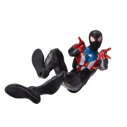 Figura de acción de Spider-Man Marvel Legends Series Gamerverse Peter Parker con traje negro de 6 pulgadas
