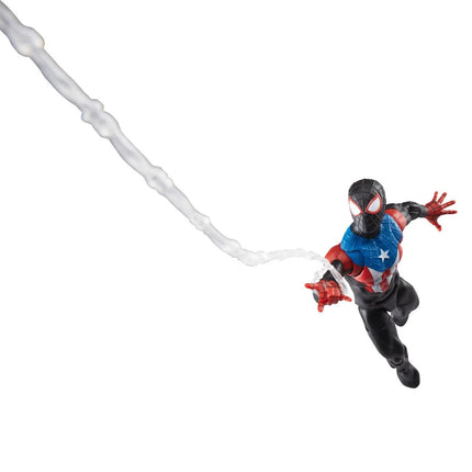 Figura de acción de Spider-Man Marvel Legends Series Gamerverse Peter Parker con traje negro de 6 pulgadas