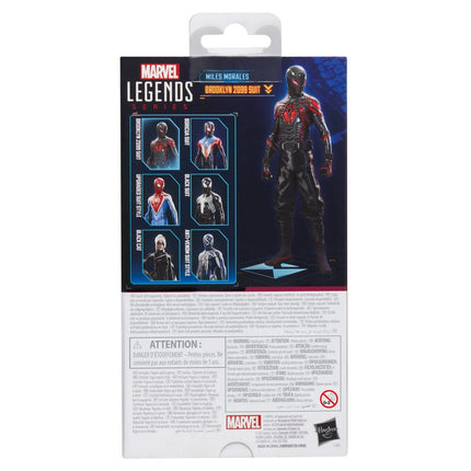 Figura de acción de Spider-Man Marvel Legends Series Gamerverse Miles Morales Brooklyn 2099 de 6 pulgadas