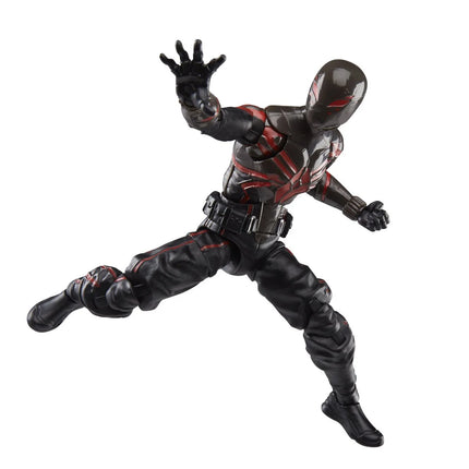 Figura de acción de Spider-Man Marvel Legends Series Gamerverse Miles Morales Brooklyn 2099 de 6 pulgadas
