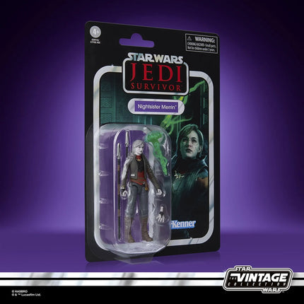 Figura de acción de la Hermana de la Noche Merrin de Star Wars The Vintage Collection de 3 3/4 pulgadas 