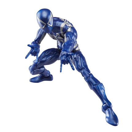 Figura de acción de Spider-Man Marvel Legends Series Gamerverse Peter Parker con traje negro de 6 pulgadas