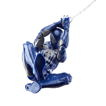 Figura de acción de Spider-Man Marvel Legends Series Gamerverse Peter Parker con traje negro de 6 pulgadas