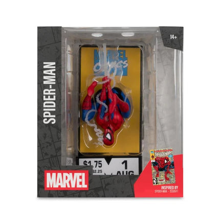 Figura a escala 1/10 de Spider-Man #1 (Caja de esquina) de Marvel Comics
