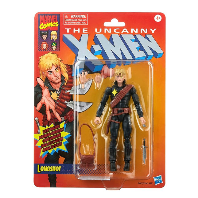X-Men Marvel Legends Retro Longshot Action Figure 6”