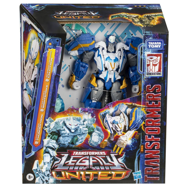 Transformers Legacy United Star Raider Thundertron, Nightstrike, Calcit