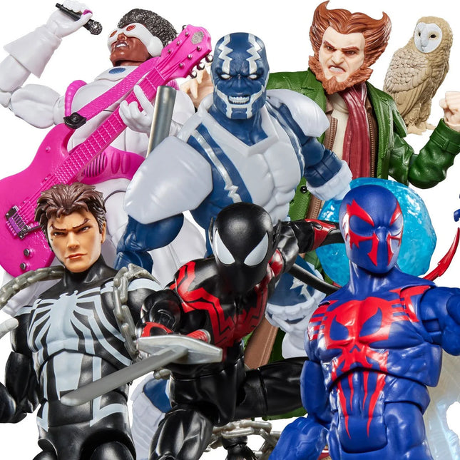 Spider-Man Marvel Legends Retro Cardback 6-Inch Action Figures 2026 Wave 1 Case of 6