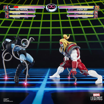 Marvel Legends Series Gamerverse Marvel's War Machine vs Marvel's Omega Red Action Figures