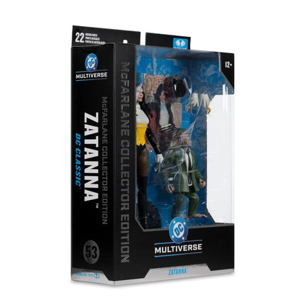 DC McFarlane Collector Edition Wave 13 #53 Zatanna with Detective Chimp DC Classic 7-Inch Scale Action Figure